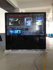 Горизонтальная машина рекламы ЛКД тотема систем киоска экрана касания андроида