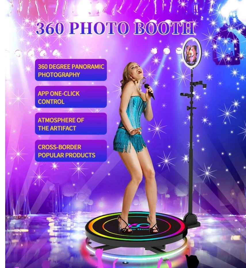 Планшет клетки iPad камеры обтекателя втулки Topadk 360 Photobooth Selfie для партии