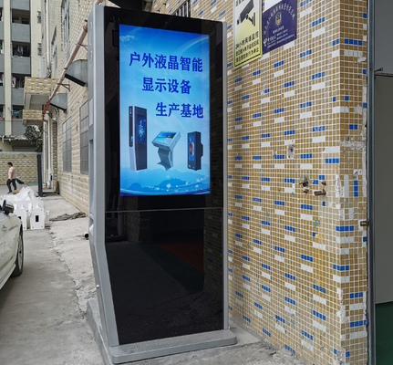Signage LCD цифров стойки пола на открытом воздухе