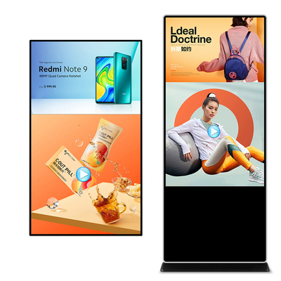 Signage 43 цифров экрана касания TFT LCD 55 65 дюймов LCD рекламируя дисплей