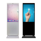Изготовленная на заказ белая вертикальная реклама LCD показывает 65 дисплей Signage LCD цифров дюйма