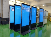 Iphone сформировало пол стоя LCD рекламируя киоск тотема Signage цифров