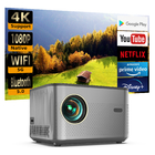 Full HD 1080P 4K домашний кинопроектор Smart Android WIFI 3D видео