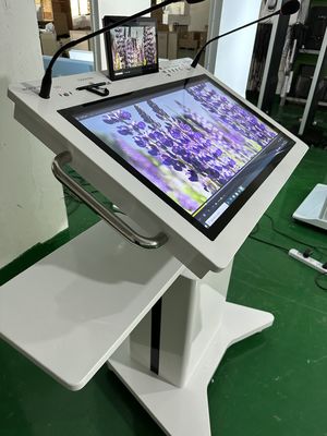32' Windows Interactive PCAP LCD Digital Display Lectern Smart Double Screen AIO Подиум для совещаний