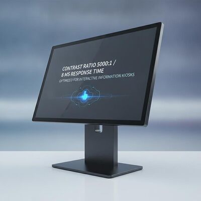 Контрастный коэффициент 5000 1 дисплей с сенсорным экраном, обеспечивающий время отклика 8 мс, оптимизированное для интерактивных информационных киосков