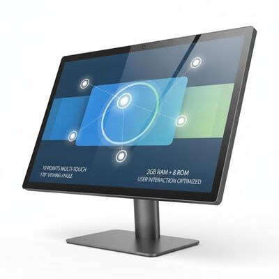 10-точечная цифровая панель Multi Touch, угол обзора 178 градусов, 2 ГБ ОЗУ и 8 ГБ встроенной памяти, оптимизированные для взаимодействия с пользователем