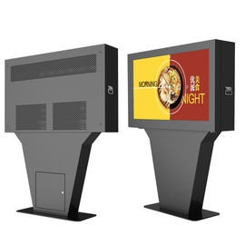 На открытом воздухе киоск экрана ландшафта монитора 65inch 55inch 43inch приложения ТВ меню цифров стойки пола