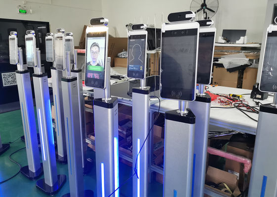ЭКРАН 2022 IPS LCD измерения температуры распознавания лиц камеры новой черноты 10inch динамический