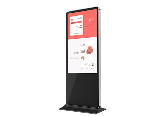 Signage 75&quot; цифров реклама тотема дисплея держателя 4K крытая LCD пола для торгового центра