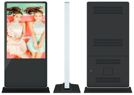 Киоск Signage цифров ужесточал стеклянное положение пола 32inch андроида 5,1