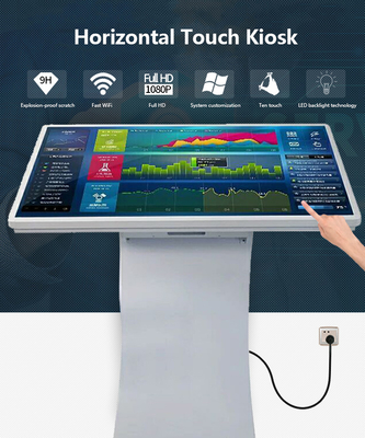32 43 55 планшет андроида киоска стойки пола дисплея LCD HD дюйма взаимодействующий