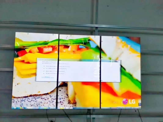 65 рамка черноты зазора экрана 4k 2x2 1*3 1.8mm стены LCD дюйма видео-