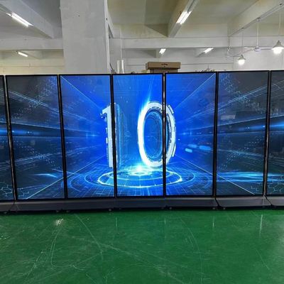 69.3 дюйма свободно стоящие цифровые вывески Внутренний сверхтонкий LCD полный экран