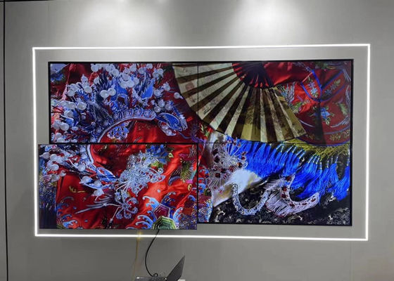 ТВ 4K LCD разделения стены Multi панели шатона 49in 1920x1080 3.5mm видео-