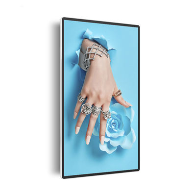 Стена OEM RK3399 Signage цифров установила VGA яркости AC240V экрана касания 500